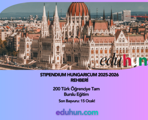 Stipendium Hungaricum 2026 – Türk Öğrenciler İçin Başvuru Rehberi